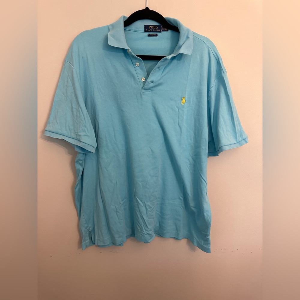 Men’s light blue Polo by Ralph Lauren shirt
